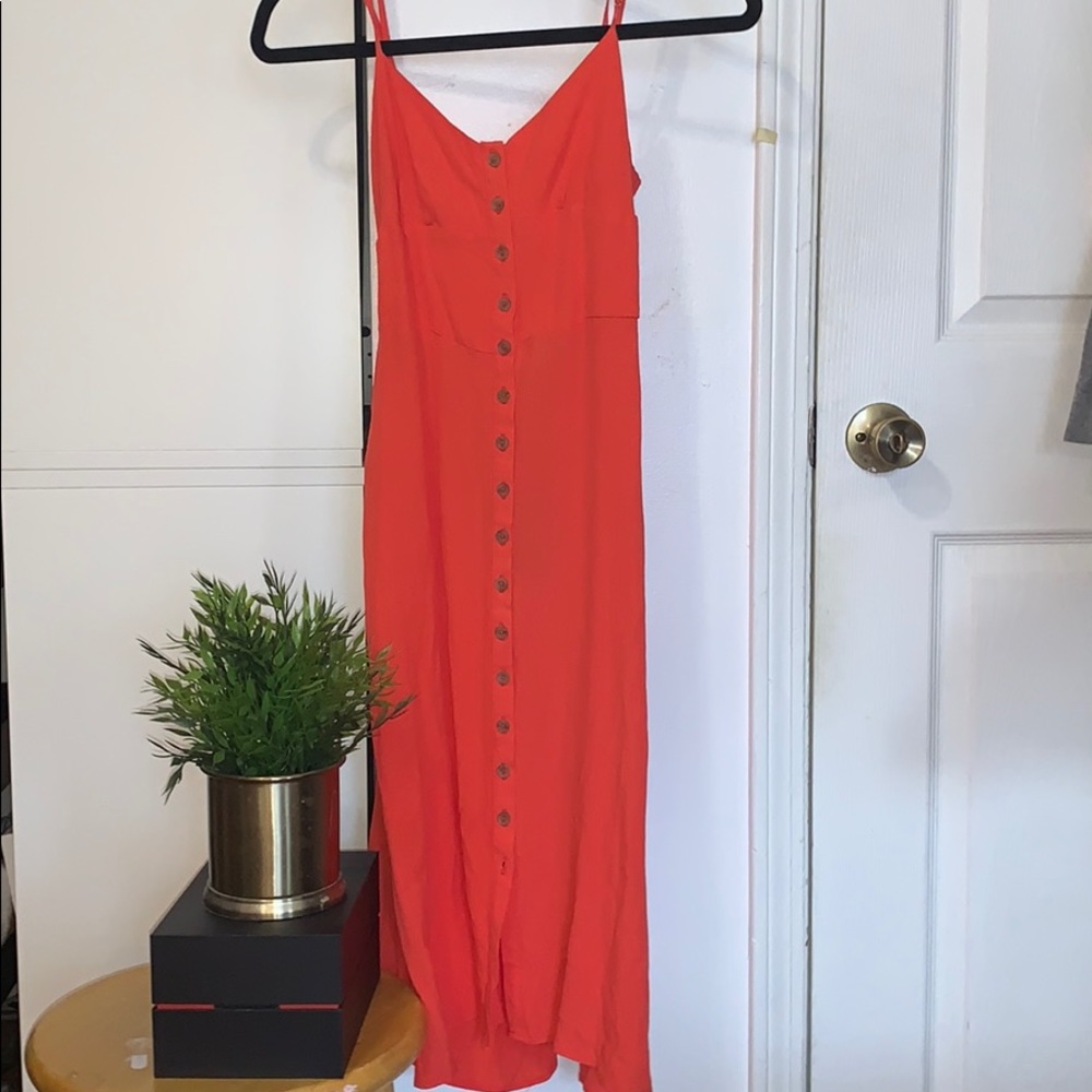 Orange Midi dress